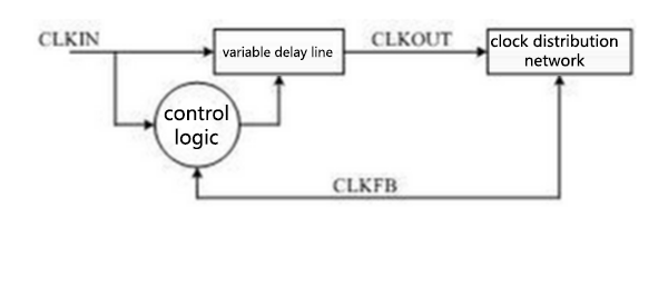 Schematic diagram of a typical DLL module